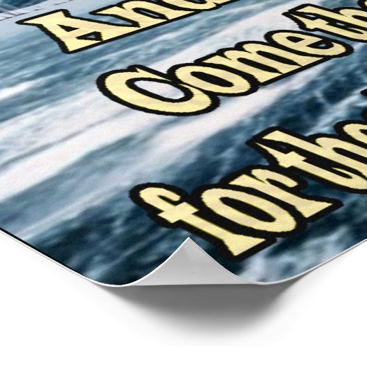 ノアの箱舟クリスチャンプリントのポスターと聖なる書物、 経典 ポスター (角)