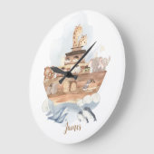 ノアの箱舟ノアの箱時計 ラージ壁時計 (傾斜)