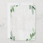 ノアの箱舟ベビーシャワー招待状 招待状 (裏面)