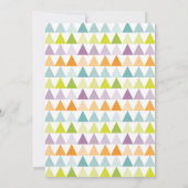 ノアの箱舟ベビーシャワー招待状 招待状 (裏面)