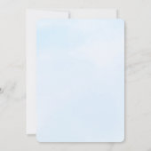 ノアの箱舟ベビーシャワー招待状 招待状 (裏面)