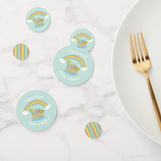 ノアの箱舟ボホ赤ちゃんシャワー コンフェッティ (グループ)