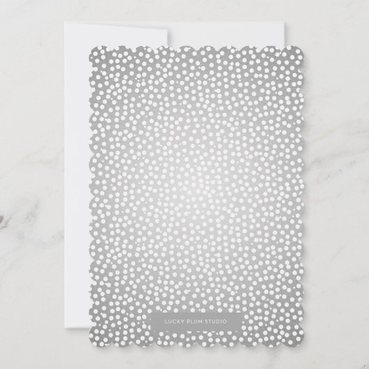 ノアの箱舟動物ベビーシャワー招待状 招待状 (裏面)