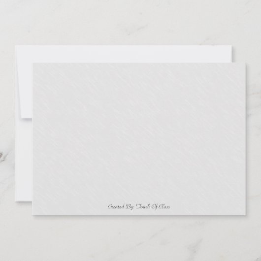 ノアの箱舟双子のベビーシャワー 招待状 (裏面)