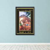 ノアの箱舟建物ザ船創世記6 キャンバスプリント (インサイチュ (ウッドフロア))