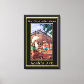 ノアの箱舟建物ザ船創世記6 キャンバスプリント (正面)