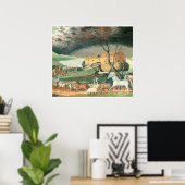 ノアの箱舟1846年 ポスター (ホームオフィス)