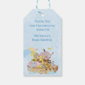 ノアの箱舟 かわいい ありがとう フェイバー ギフトタグ (裏面)