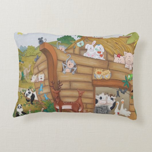 ノアの箱舟 アクセントクッション (裏面)