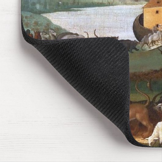 ノアの箱舟 – エドワー絵画ド・ヒックス – 1846年 マウスパッド (コーナー)