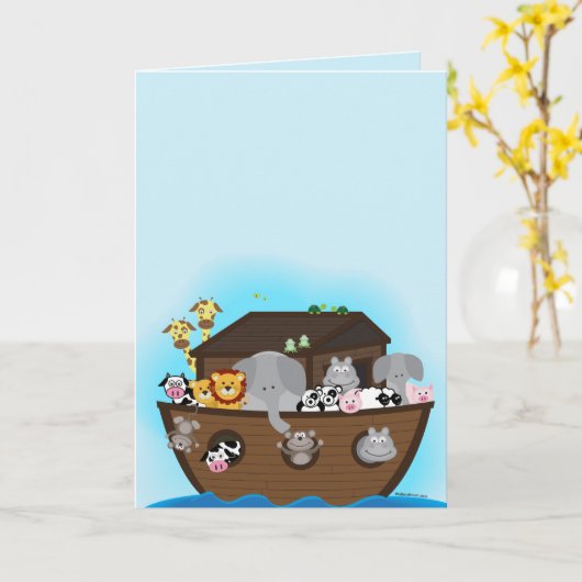 ノアの箱舟 カード (黄色い花)