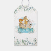 ノアの箱舟 グリーン 性別問わず 赤ちゃんのお祝い ギフトタグ (裏面)