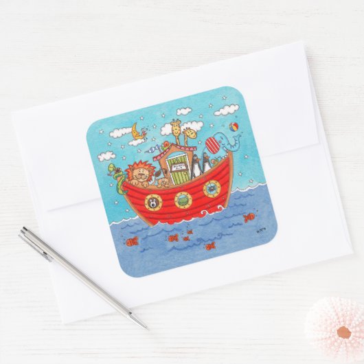 ノアの箱舟 スクエアシール (封筒)