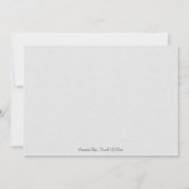 ノアの箱舟 ツインズ ベビーシャワー 招待状 (裏面)