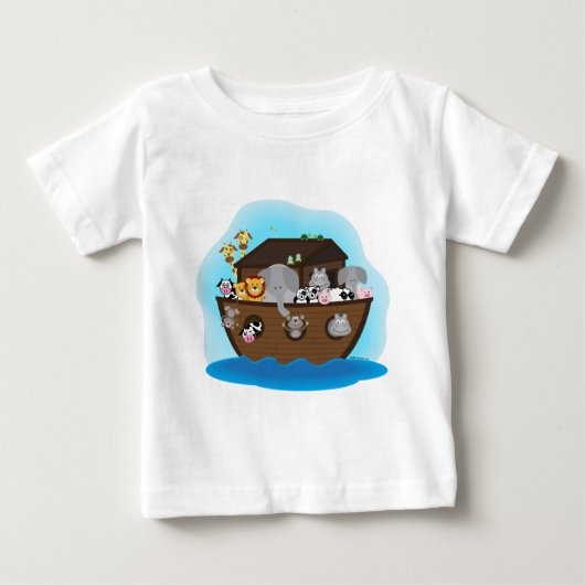 ノアの箱舟 ベビーTシャツ (正面)