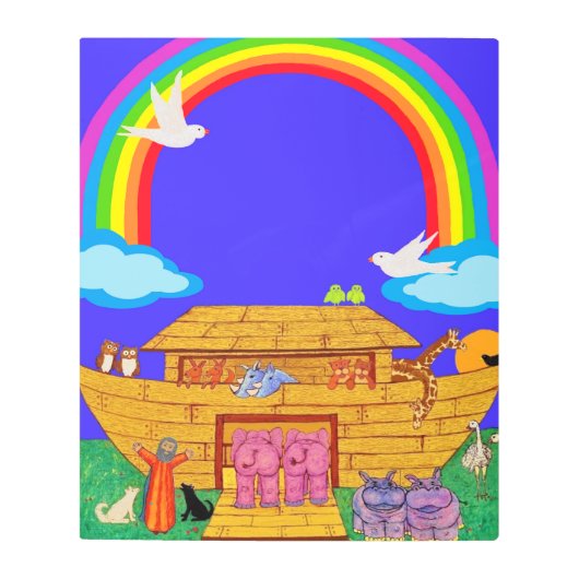 ノアの箱舟 メタルプリント (正面)