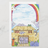 ノアの箱舟 便箋 (正面/裏面)