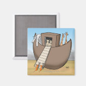 ノアの箱舟 – 猫は許されない マグネット (正面/裏面)