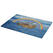 ノアの箱舟 – 神の虹の契約 カッティングボード (角)