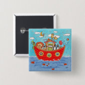 ノアの箱舟 缶バッジ (正面&裏面)