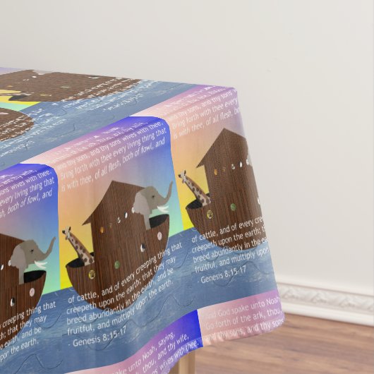 ノアの箱舟(聖なる書物、経典) テーブルクロス (インサイチュ)