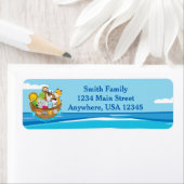 ノアの箱舟 |赤ちゃん動物 |パーソナライズされた | ラベル (インサイチュ)