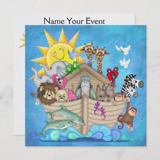 ノアの箱舟 – SRF 招待状 (正面/裏面)