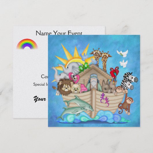 ノアの箱舟 – SRF 招待状 (正面/裏面)