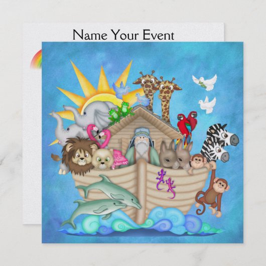 ノアの箱舟 – SRF 招待状 (正面/裏面)