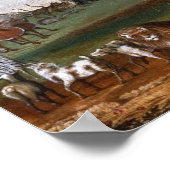 ノアの箱舟byエドワード・ヒックス – Circa 1846 ポスター (角)