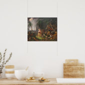 ノアの箱舟by Charles Wilson Peale - Circa 1819 ポスター (キッチン)