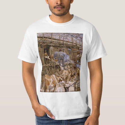 ノアの箱舟by James Tissot - Circa 1900 Tシャツ (正面)