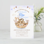 ノアの箱（こく）舟（ね）児（ぼう）の誕生日 招待状 (スタンド正面)