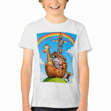 ノアの素敵な方舟の冒険 - かわいい動物たちと虹