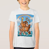ノアの素晴らしい方舟の冒険 - 第2弾 トライブレンドＴシャツ (正面)