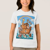 ノアの素晴らしい方舟の冒険 - 第2弾 トライブレンドＴシャツ (正面)