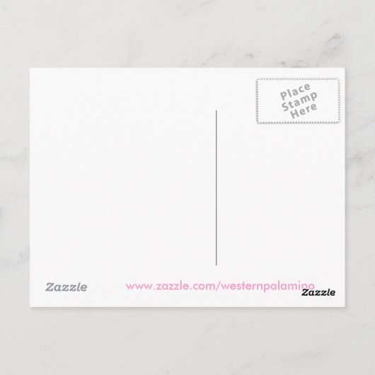 ノアの赤ちゃん女の子誕生証明書はがき ポストカード (裏面)