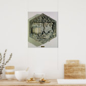 ノアの酔っ払い、六角形の装飾品 ポスター (キッチン)