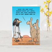 ノアは何人かのオーストラリア人に会います カード (黄色い花)