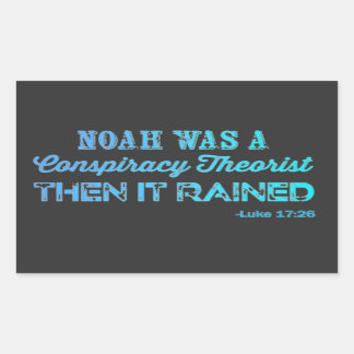 ノアは陰謀理論家だった 長方形シール