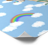 ノアアークレインボー子供部屋デコレーションポスター ポスター (角)