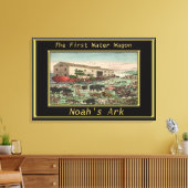 ノアアーク創世記6動物の待ち キャンバスプリント (インサイチュ (リビング))