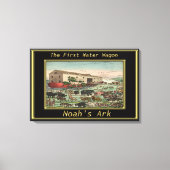 ノアアーク創世記6動物の待ち キャンバスプリント (正面)