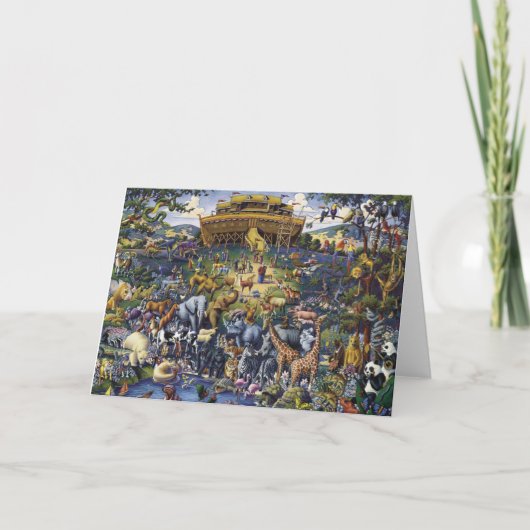 ノアアーク動物 カード (正面)