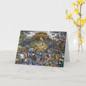 ノアアーク動物 カード (黄色い花)