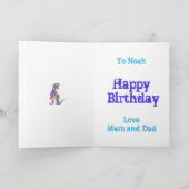 ノアサウルスレインボーブロントサウルス恐竜の名前を追加 シーズンカード (内部)