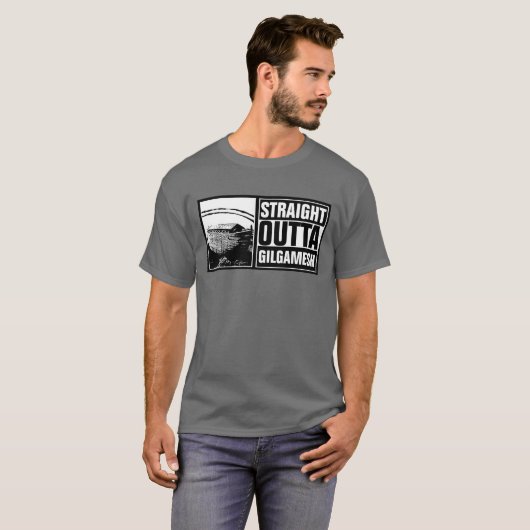 ノアストレートアウトタギルガメシュ Tシャツ (正面フル)