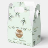 ノアズアークグリーンリー誕生日バプテスマ《キリスト教》洗礼式や命名式 フェイバーボックス (オープン)