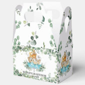 ノアズアークグリーンリー《キリスト教》洗礼式や命名式1st誕生日ベビー フェイバーボックス (見開き)