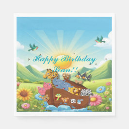 ノアズアークテーマ スタンダードランチョンナプキン